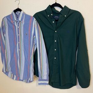 Polo by Ralph Lauren Green Men's Shirt